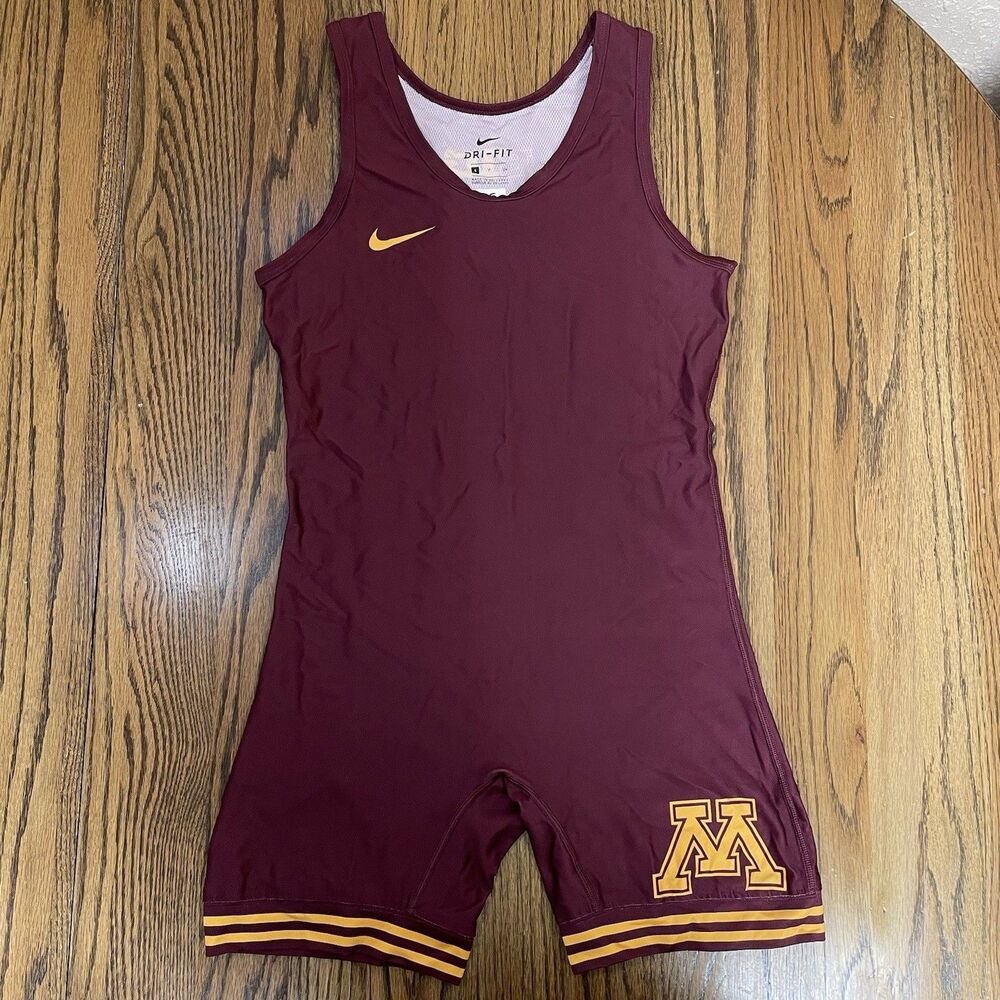 Nike Minnesota Gophers Wrestling Singlet SizesTeam Issued NCAA Player Worn